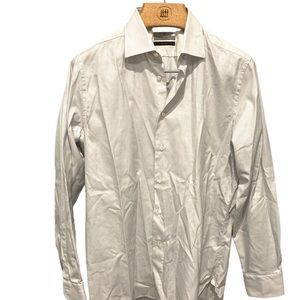 Current CANALI 1934 Exclusive Mother Of Pearl Dress Shirt Size 16.5 Italian Made